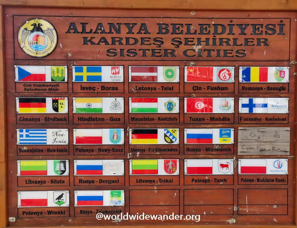Alanya Travel Guide - Sister Cities