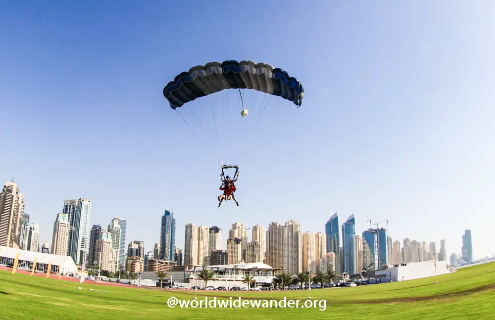 Everything you need to know about Skydiving in Dubai