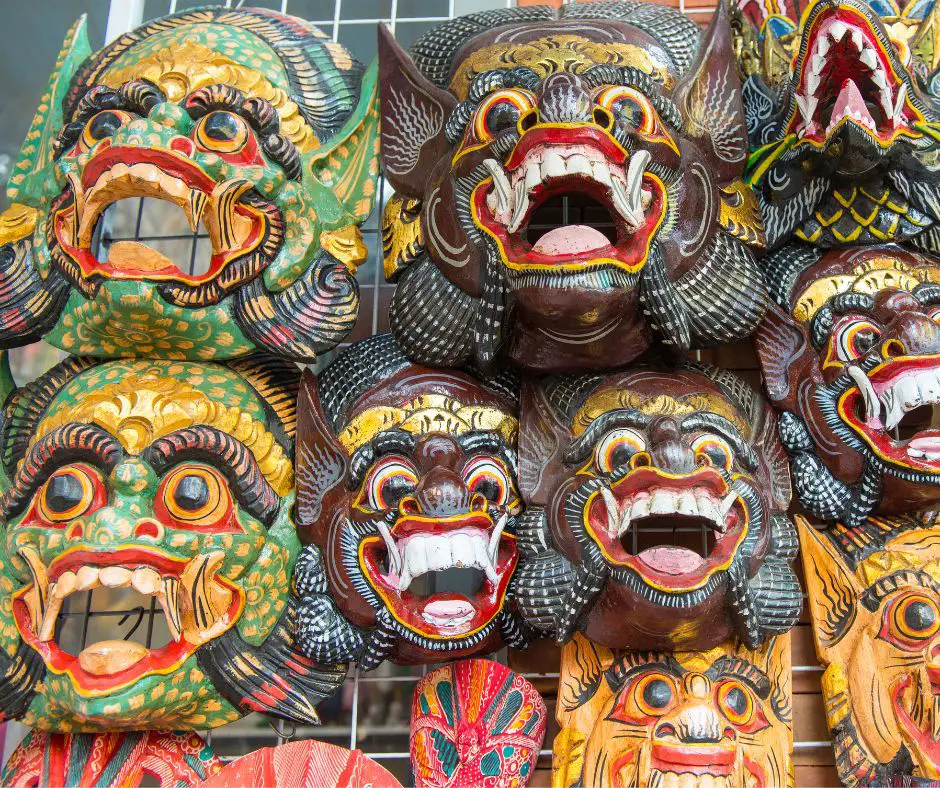 What to buy in Bali - Barong Masks - Bali Souvenirs