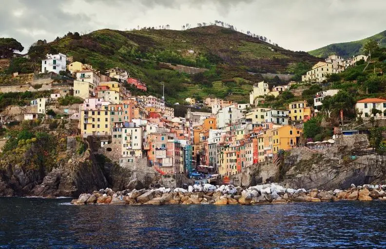 One Day Cinque Terre itinerary - Rio Magiore from boat